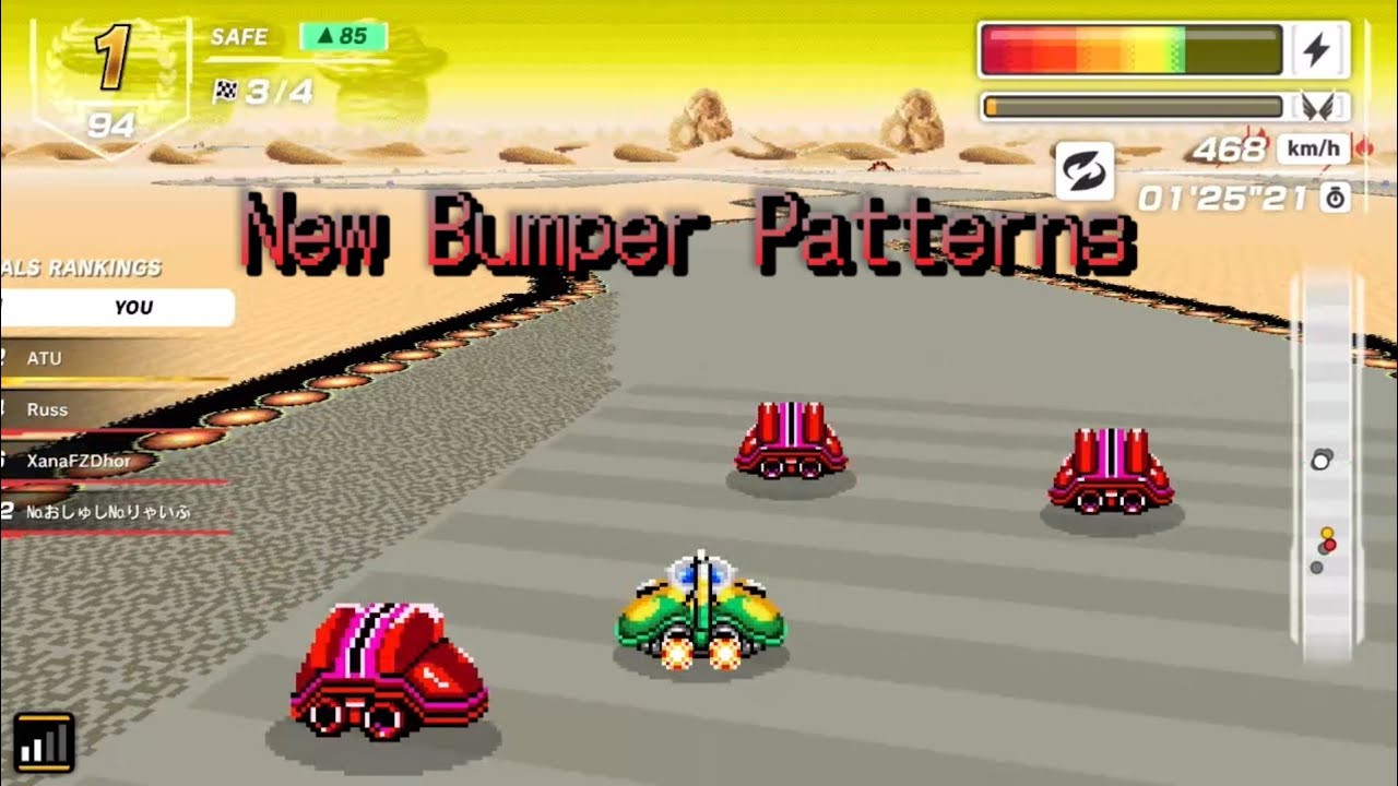 F-ZERO 99 - Some new Bumper Patterns in Ver. 1.7