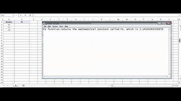 Excel PI Function - How to use PI Function