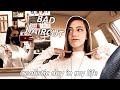 REALISTIC DAY IN MY LIFE (bad haircut, makeup routine, college check-in &amp; life updates)