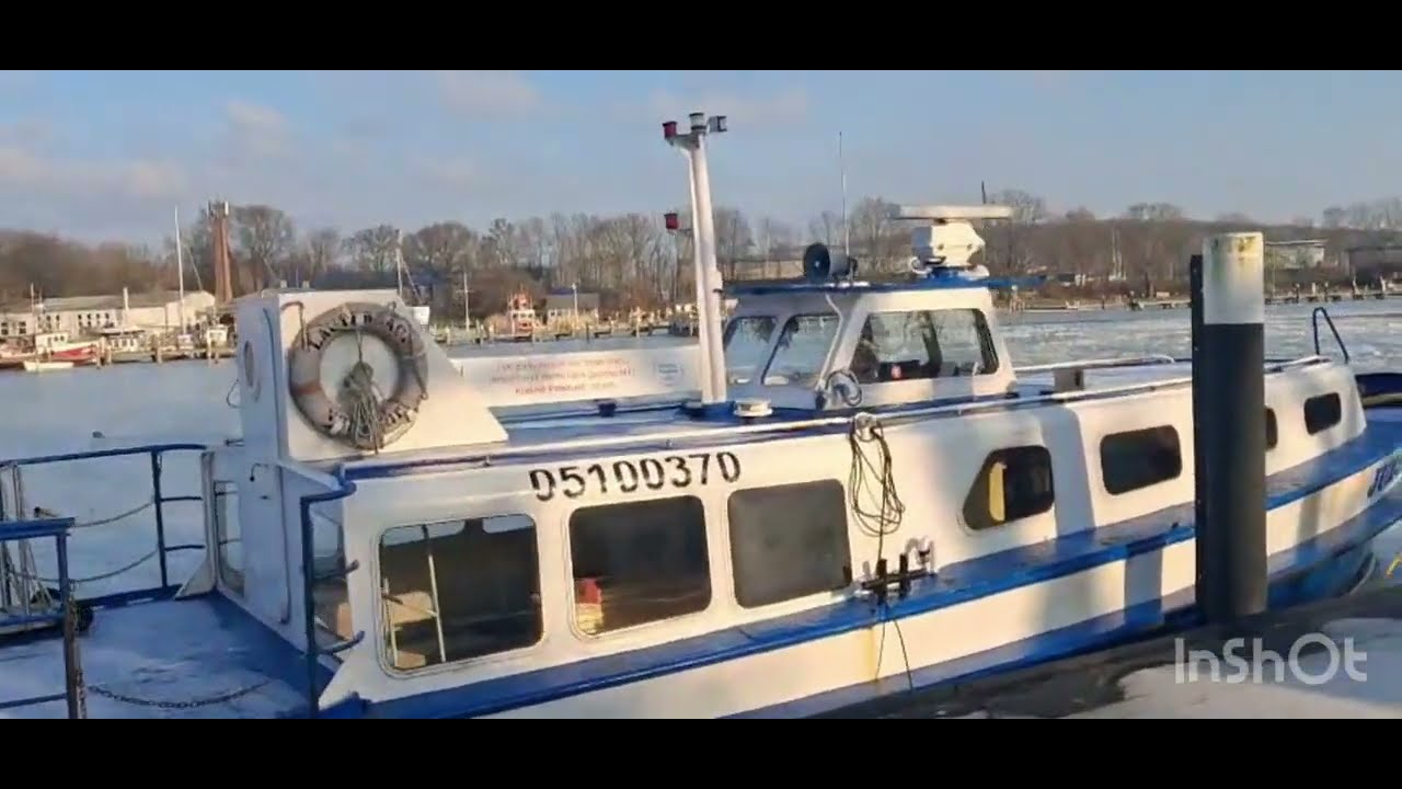 Lauterbach auf Rügen am Hafen am 22.01.2026
