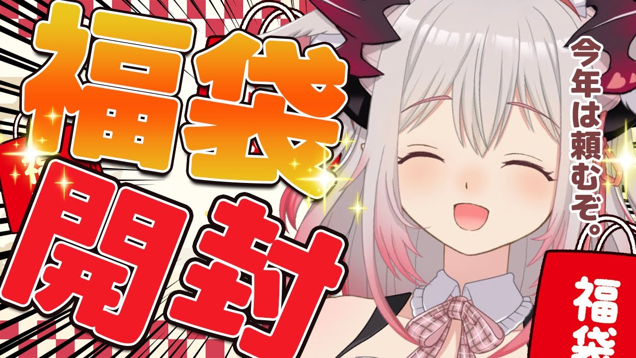 【福袋開封】毎年ヤバい物を出してしまう人の福袋開封！/カメラ有【周防パトラ / ハニスト】