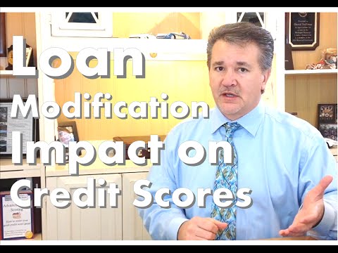 How will a loan modification impact my credit score