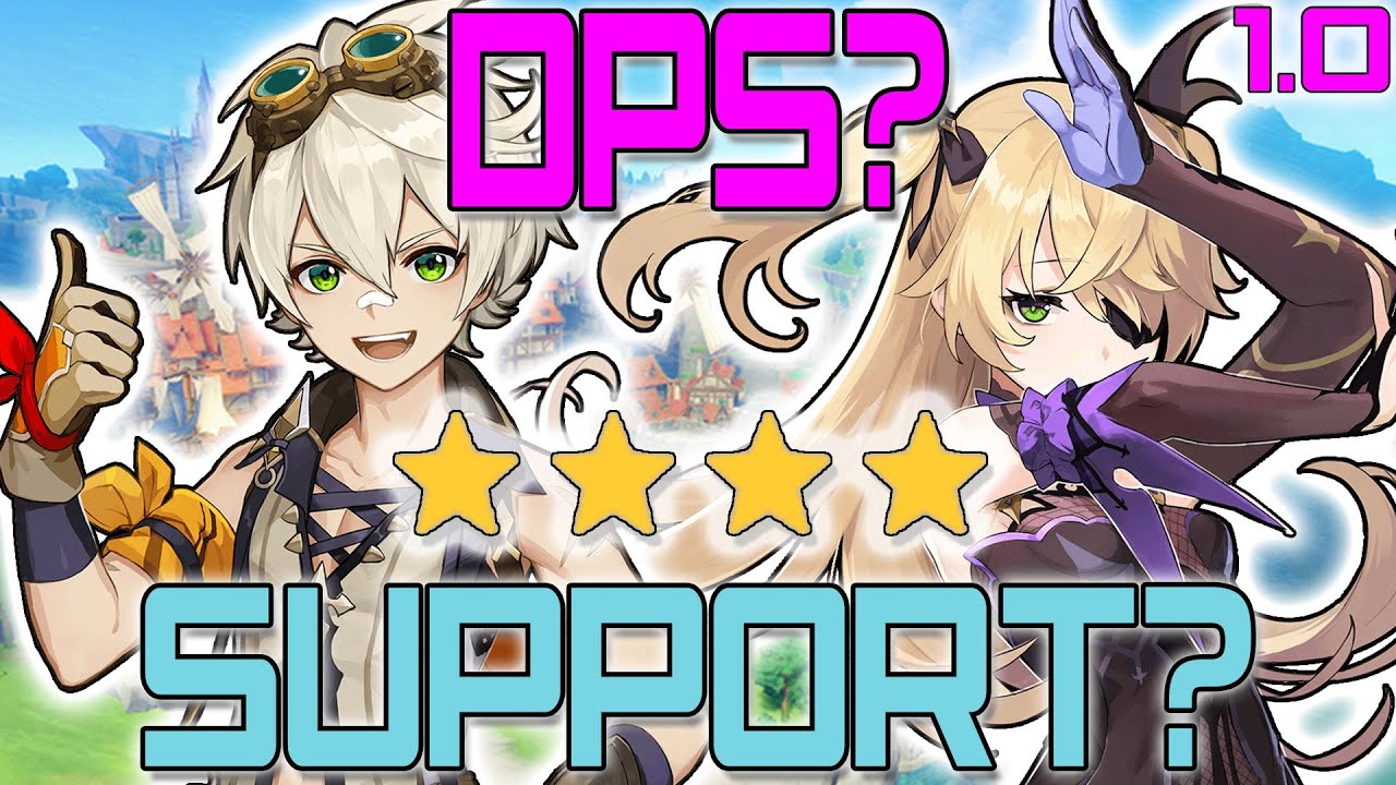 DPS Or SUPPORT 4 Star Edition 1 0 Genshin Impact Team Building 