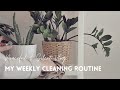 Weekly CLEANING Routine | Mindful & Peaceful Clean With Me | Aesthetic & Silent Vlog | Slow Living