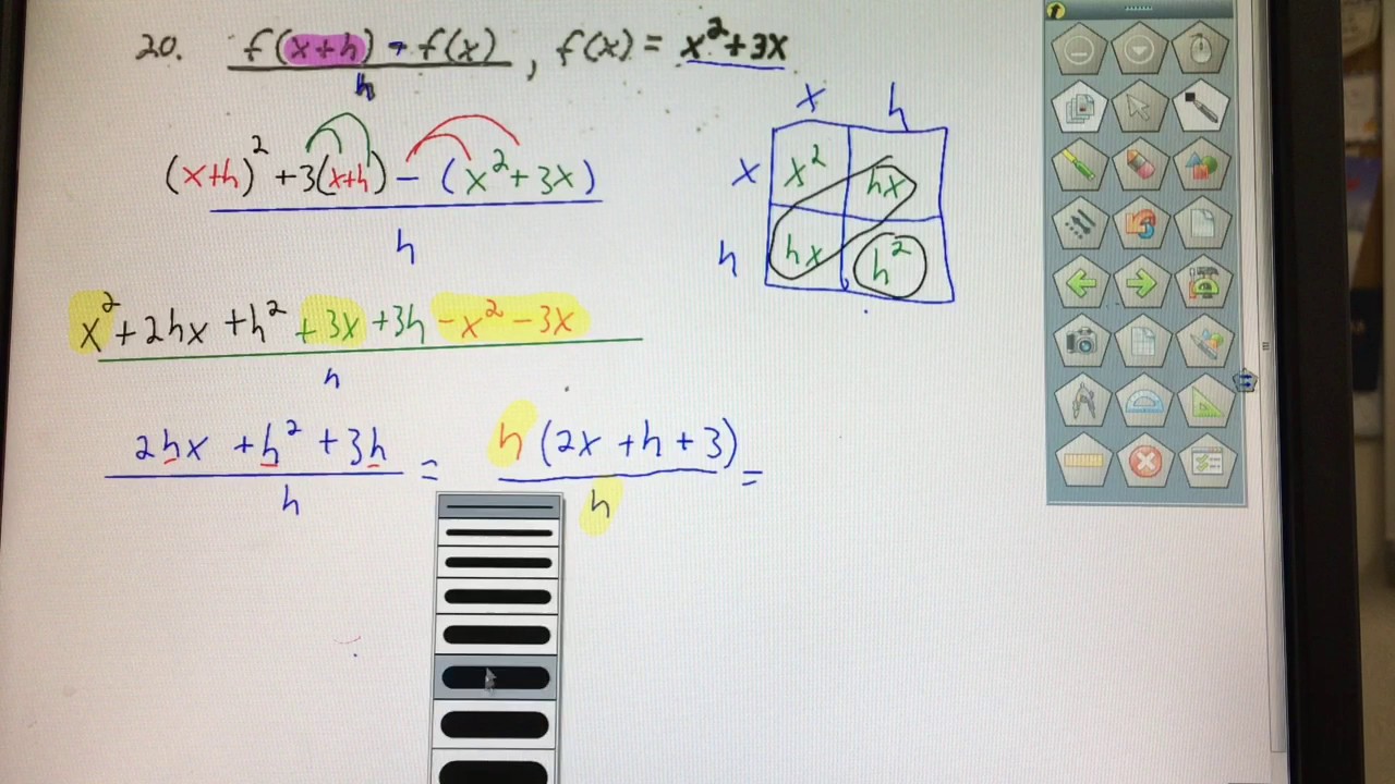 Survey of calculus review 1-29 - YouTube