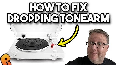 Fixing Tonearm Dropping (With a syringe!) #vinyl #recordplayer #turntables