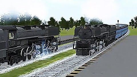 Train Sim - American Midwest Using Union Pacific Challenger - Simulasi Kereta Api