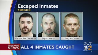All 4 Inmates Who Escaped From An Ohio Jail Have Been Caught