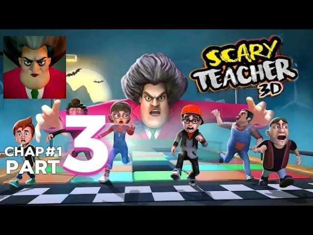 ▻ Scary Teacher 3D - Version 4.2.1 (Z & K)Horror MISS T Android Gameplay  (Episode 1 Part 2) 