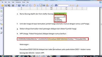 Tutorial Studi Kasus Pengolahan Data Toko Menggunakan Microsoft Excel  Part 1| Multimedia