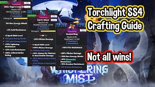 Torchlight SS4 // Crafting Guide // With Time Stamps!!