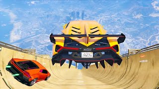 GT Spider Car Stunt Master Racing - Impossible Mega Car Stunt Ramp Simulator - Android Gameplay