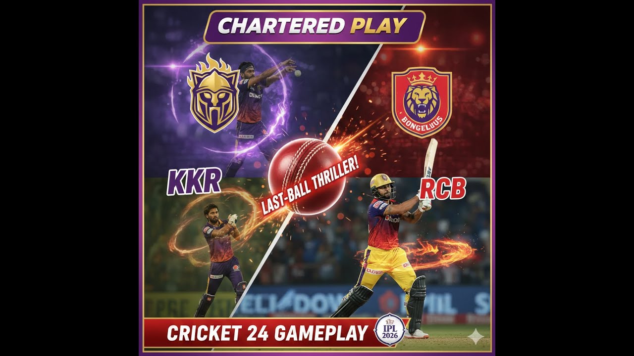 KKR vs RCB: The Ultimate Rivalry! | Cricket 24 Gameplay Highlights