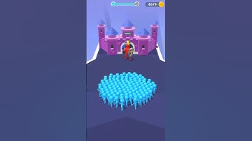 🤩 Funny and Relaxing Mobile Game, Count Master Crowd Runner Gameplay Video #games #shorts
