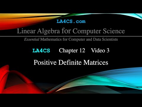 Positive Definite Matrices