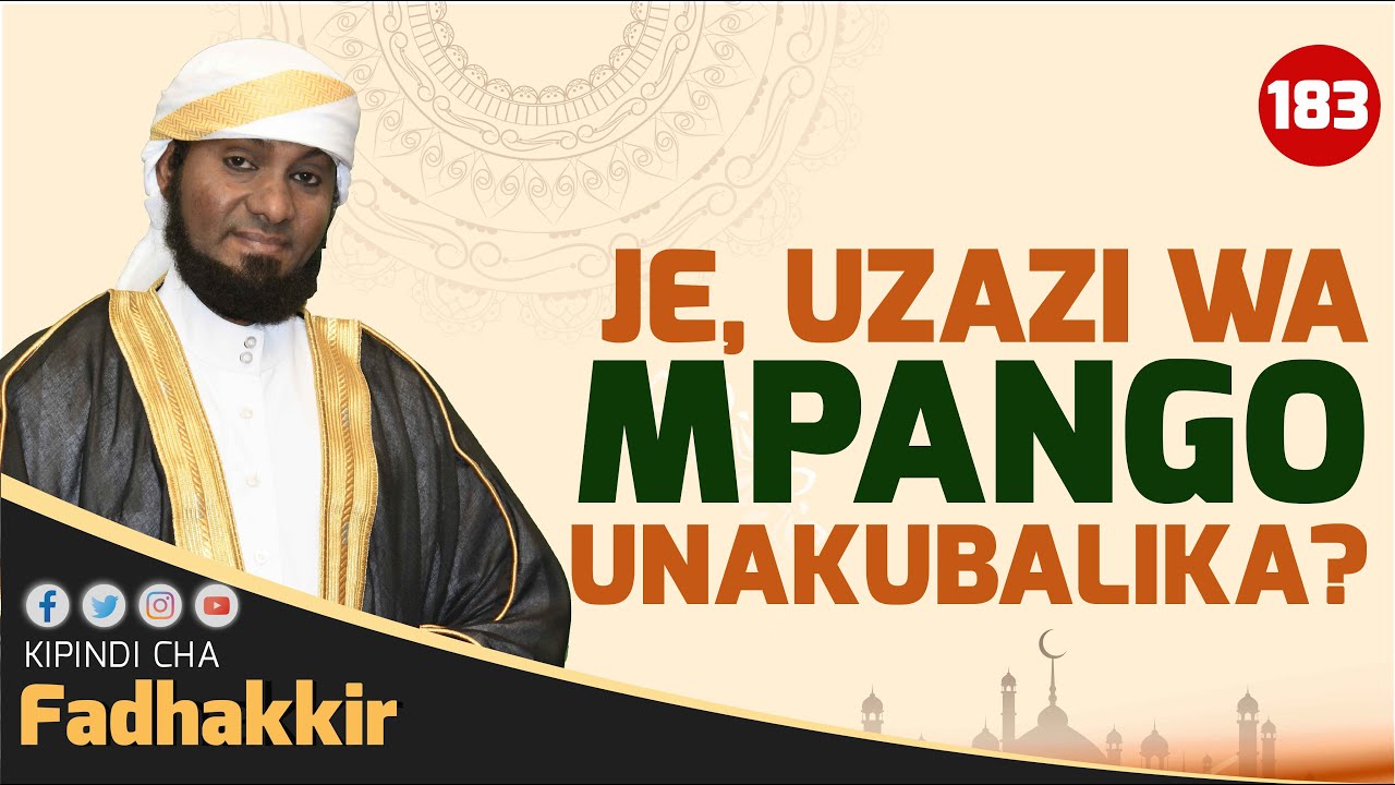 JE! UZAZI WA MPANGO UNAKUBALIKA?