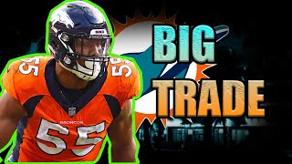 Miami Dolphins Complete Blockbuster Trade For Bradley Chubb + Jeff Wilson! We are ALL IN!