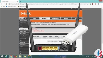 Configuring D_link 2750U Router for 3G USB Dongle