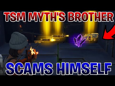 TSM_MYTH'S Brother Scams Himself (Scammer Gets Scammed)Fortnite Save The World