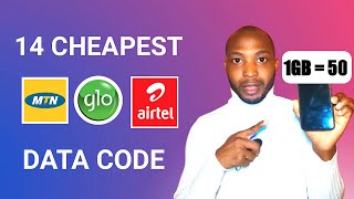 14 CODE TO GET CHEAP DATA FROM MTN | AIRTEL AND GLO | How To Buy Cheap Data #cheapestdata