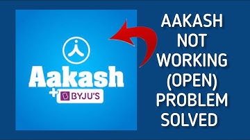 How To Solve Aakash App Not Working/Not Open Problem|| Rsha26 Solutions