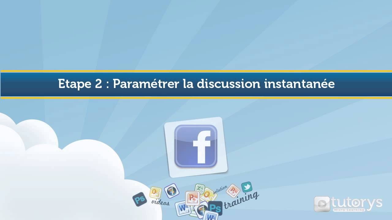 Comment utiliser la discussion instantanée avec Facebook - YouTube