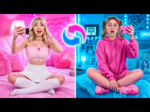 Nerd Swaps Lives with a Bully for 48 Hours! What Happens at School?