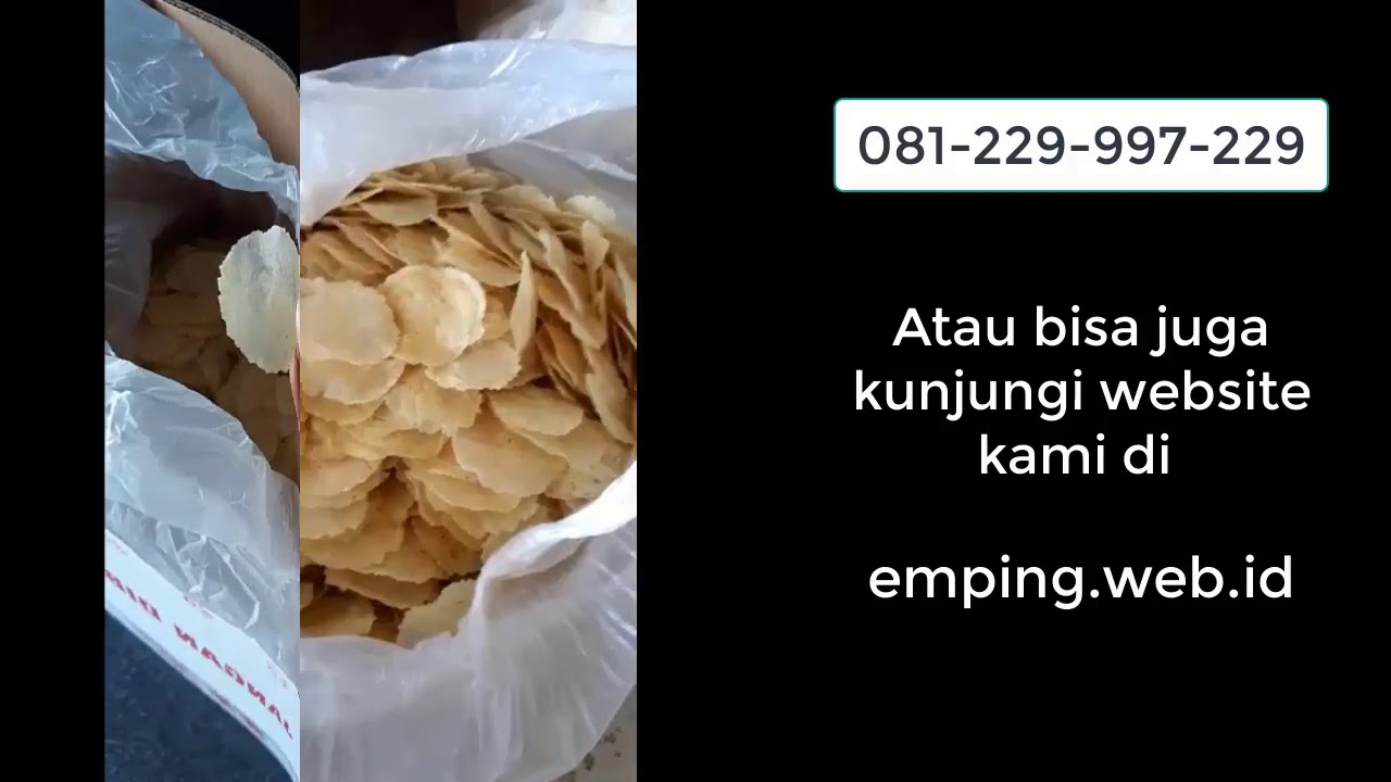 081229997299 - Jual Emping Melinjo, Emping Melinjo SP Asli Limpung