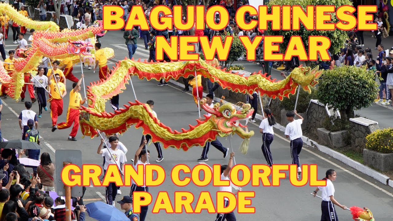 Baguio Chinese New Year Grand Colorful Parade 2024 | Session Road, Baguio City | February 13, 2024