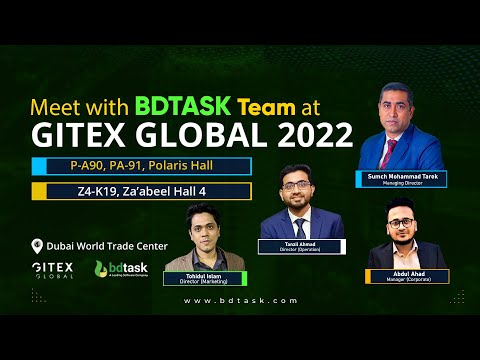 Bdtask Is All Set for Dubai |  GITEX Global Exhibition 2022