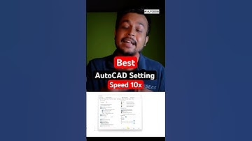 10X Speed with These AutoCAD Settings #architecture #autocad