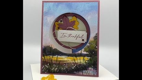 Stampin Up//Splendid Autumn//Autumn Leaves//Autumn Expressions//Z-Fold Window//Sept-Dec 2024 Mini