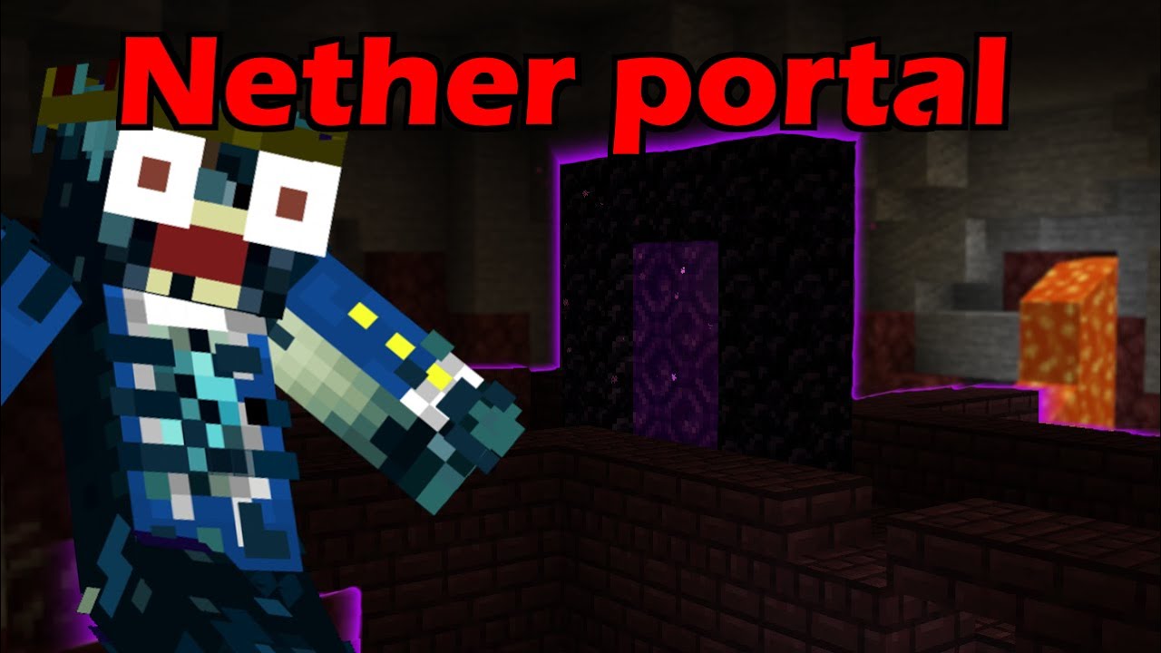 Zgradil Sem Nether Portal I Minecraft survival ep 6