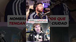Nombra a 10 equipos que tengan nombre de ciudad #davooxeneize #davo  #lacobraaa #lacobra