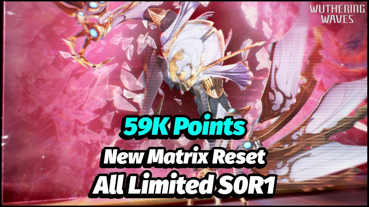 New Double Pawns Matrix Reset 3.1 - All Limited S0R1/ Max Rewards (59k Points) [Wuthering Waves]