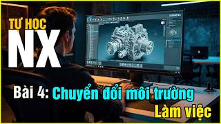 Siemens NX Tutorial | Chuyển đổi môi trường làm việc, tạo Section trong NX | Cho người mới