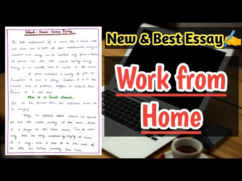 online work from home essay