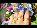 簡単♪ハート♪ワイヤーリングの作り方♪Heart wire ring♪製作full動画♪①
