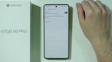 Motorola Edge 60 Pro: How to Block Calls from Unknown Numbers (Private/Hidden Numbers)