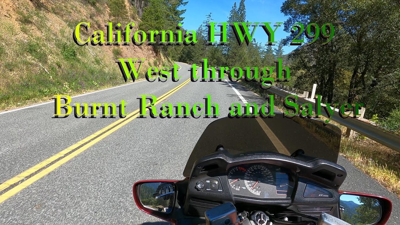 California Highway 299 Six Rivers National Forest Motorcycle ride -The Hombres and Little Richard.