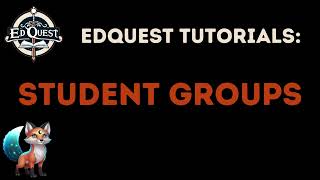 3. Student Groups