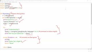 69. Today’s Day using Speech Recognition