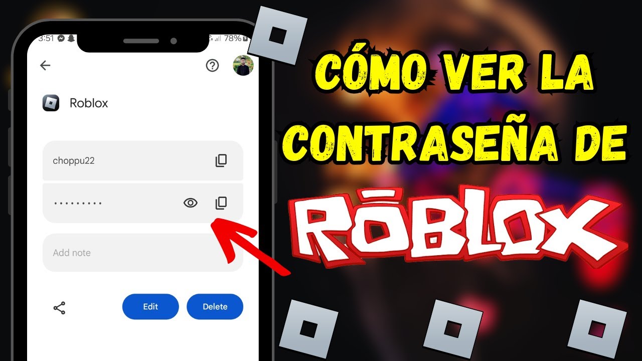 C Mo Ver La Contrase A De Roblox Gu A F Cil En M Vil Y PC 
