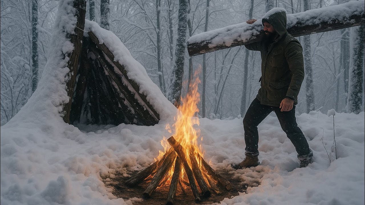 24 hours Alone in a Snowstorm – Can I Survive the Frozen Wilderness ...