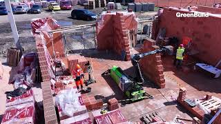 Zdicí robot WLTR při práci | WLTR masonry robot at work