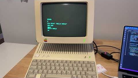 Running GPT Code on an Apple IIc (ROUGH proof of concept)