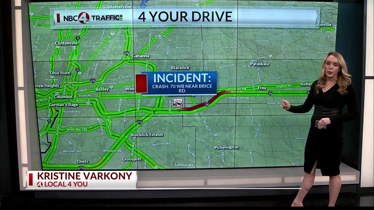 Multiple crashes on 70 causing slowdowns from Licking County