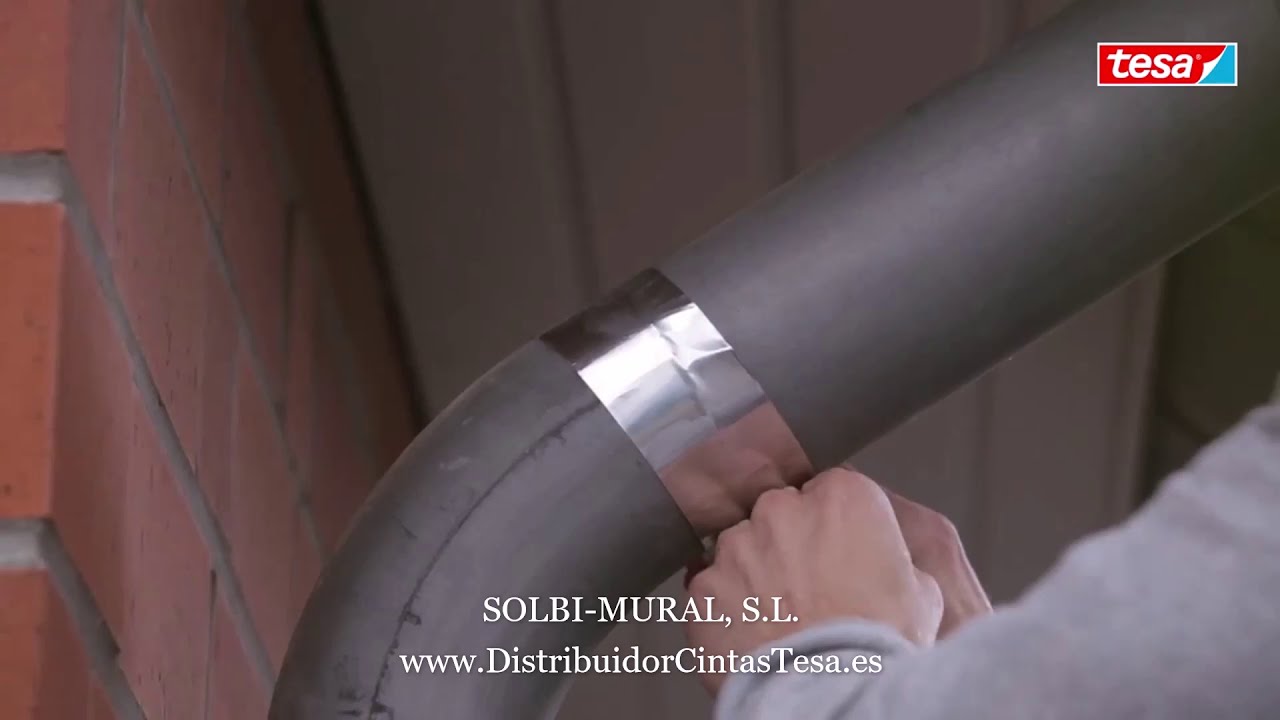 TESA® CINTA ALUMINIO PARA REPARACIONES 56223 - RESISTENTE A BAJAS Y ALTAS TEMPERATURAS