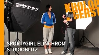 Sportygirl Elinchrom Studioblitze Studio Krolopgerst