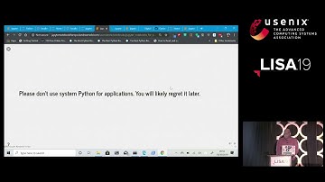 LISA19 - Jupyter Notebooks for Ops